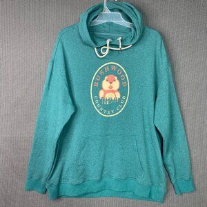 You Suck At Golf Womans Plus SIze 2XL Blue Bushwood Country Club Hoodie